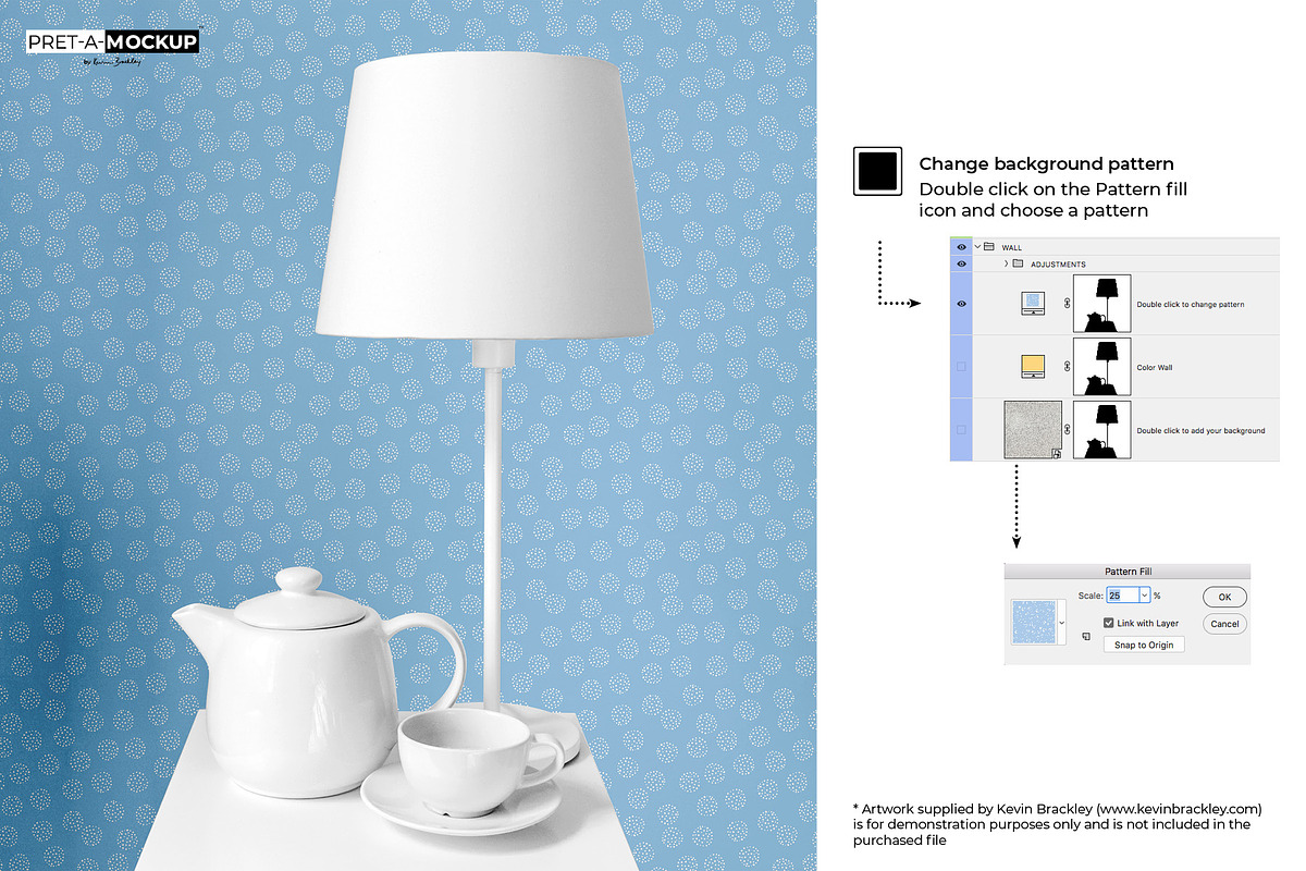 Lamp and Tea Set Mockup, a Cups & Container Mockup by Pret-a-Mockup (Photo 5 of 9)