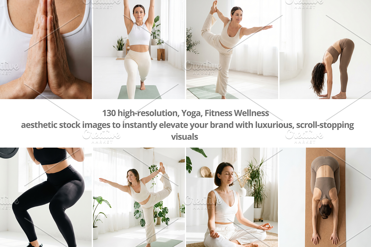 130 Stock Images for Yoga Fitness, a Sports & Recreation Photo by Selenique Studio (Photo 2 of 10)