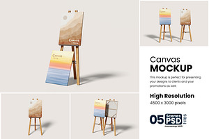 Canvas Mockup, a Product Mockup by bimockup