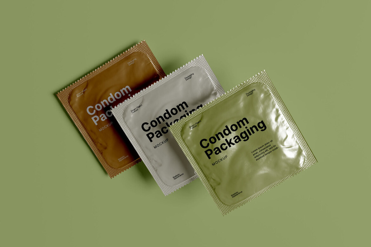 Condom Mockup, a Packaging Mockup by MA-KING_ART (Photo 2 of 2)