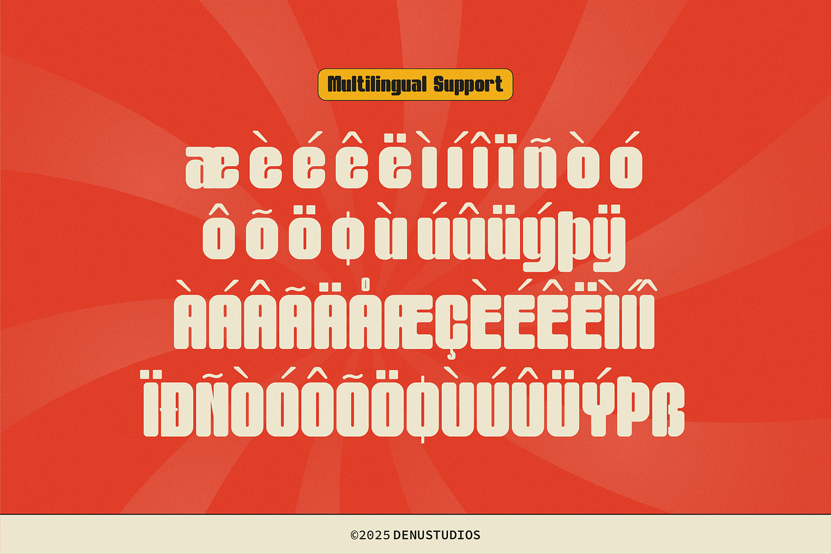 Gulkit Miski | Retro Bold Sans Serif, a Sans Serif Font by Denustudios (Photo 12 of 12)
