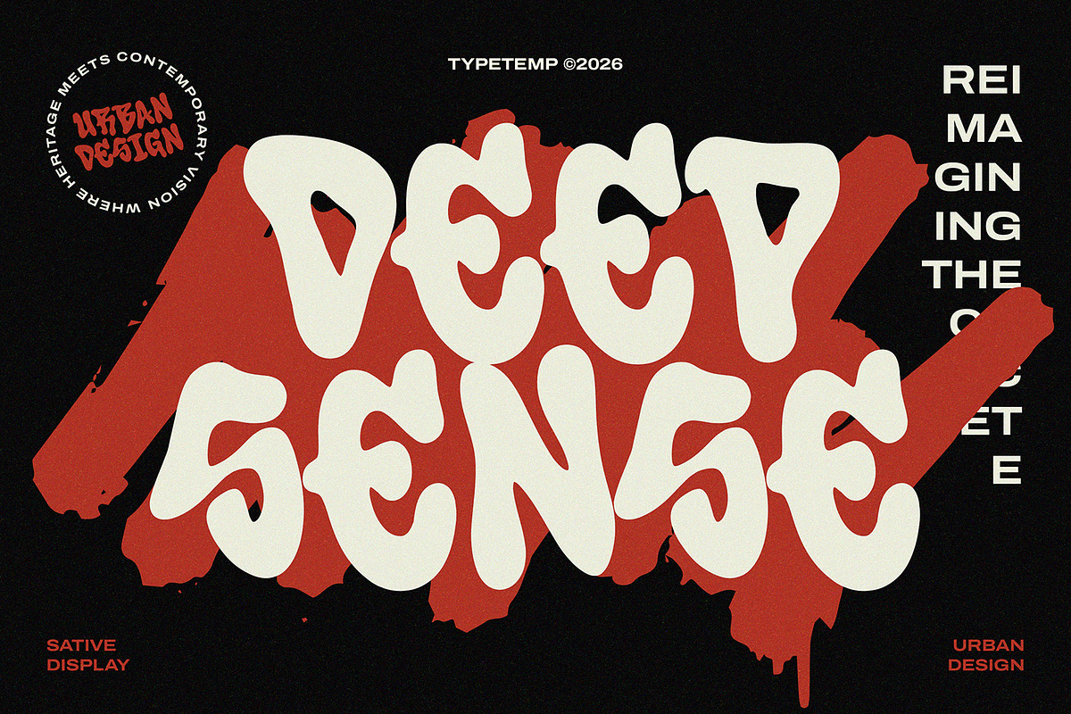 Sative Urban Street Display, a Blackletter Font by Portocraft (Photo 3 of 10)