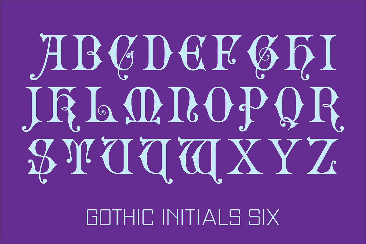 Gothic Initials Fonts Collection, a Font by GG Design (Photo 13 of 19)