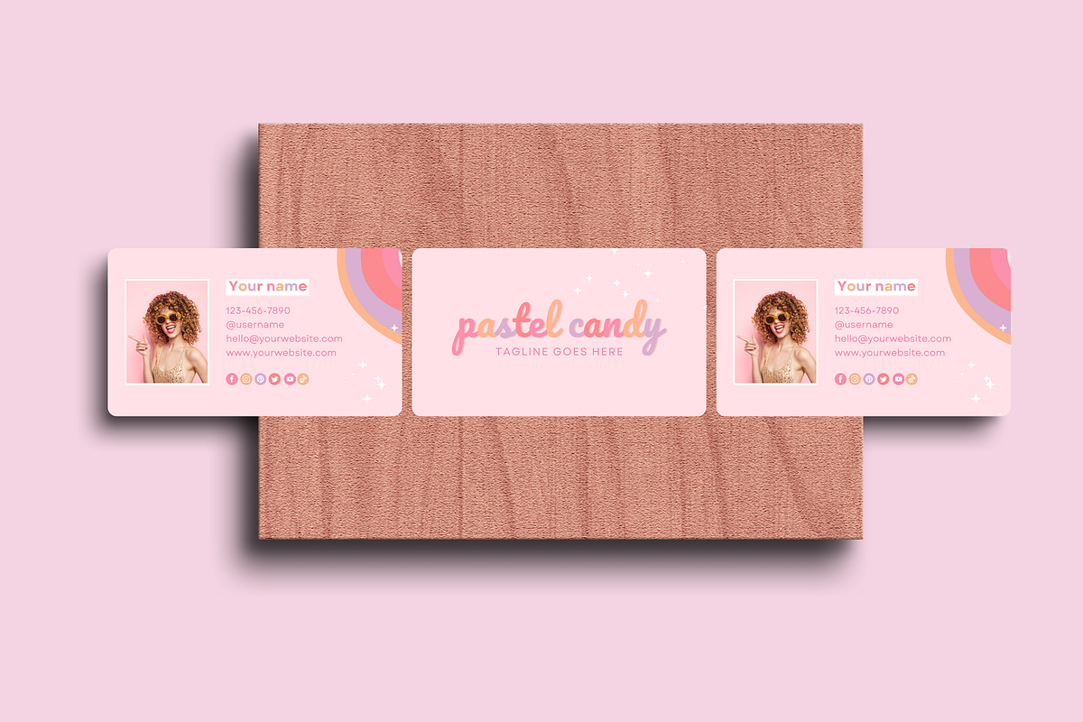 Pastel Business Card, a Business Card Template by SunshineStudioBoutique (Photo 6 of 9)