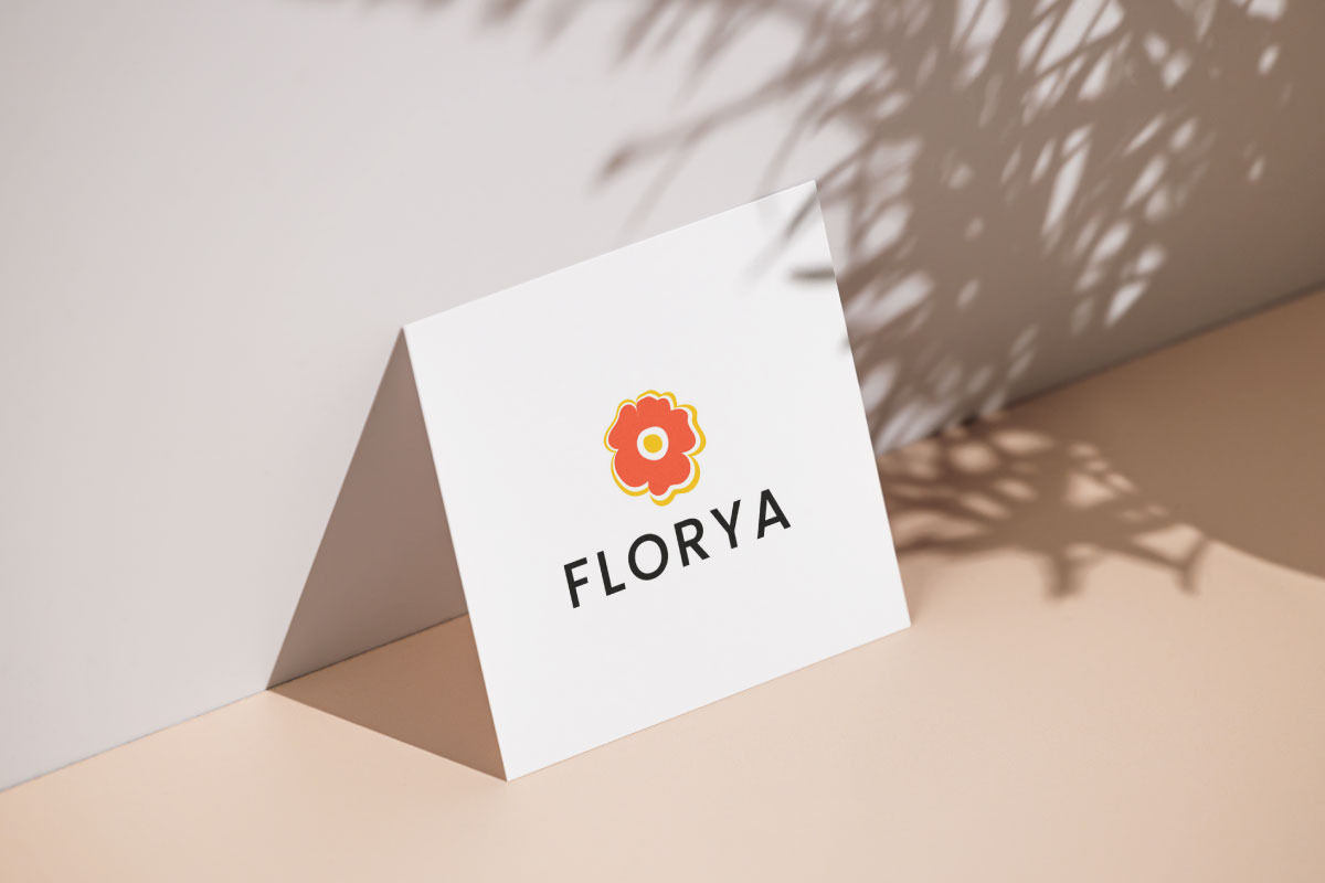 Florya - Modern Floral Logo Design preview 2