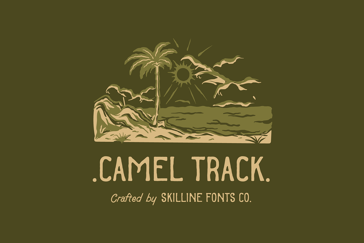 SFC Camel Track, a Sans Serif Font by Skilline Supply Co. (Photo 7 of 8)