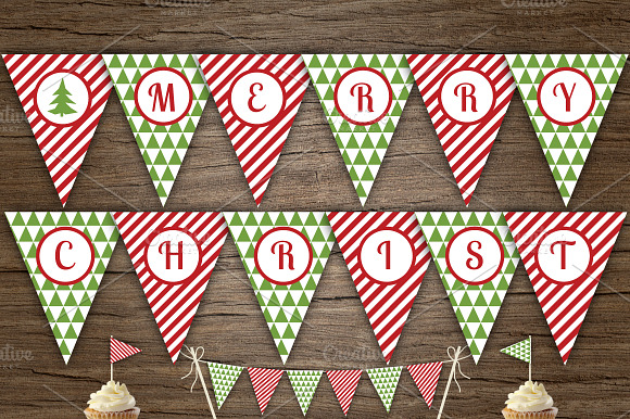 Red Green Merry Xmas Banner preview 6