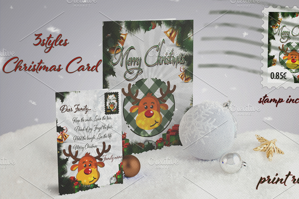 Christmas Card, a Card Template by Design by Mirko (Photo 1 of 6)