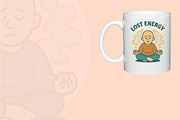 Lost Energy – Sad Meditating Char, a Healthcare Illustration by Dikdoots (Thumbnail 3 of 4)
