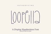 Loopela, a Script Font by Dm Studio (Thumbnail 1 of 10)