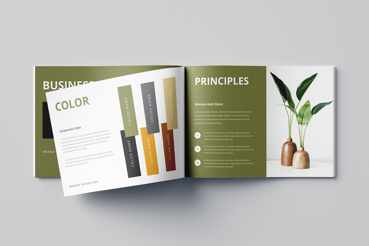 Brand Guidelines, a Brochure Template by Pixelpick (Photo 5 of 10)