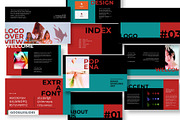 Brand Guidelines Google Slides, a Presentation Template by temphall (Thumbnail 1 of 8)