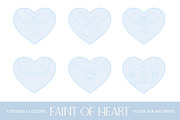 Faint of Heart Clipart Set, an Object Illustration by Patterns for Dessert (Thumbnail 4 of 13)