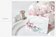 Pink Peonies and Eucalyptus clipart, a Decorative Illustration by ReachDreams (Thumbnail 6 of 10)