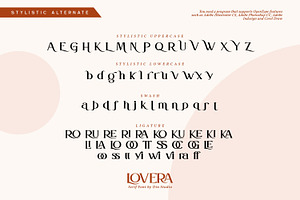 Lovera-Elegant Serif Font