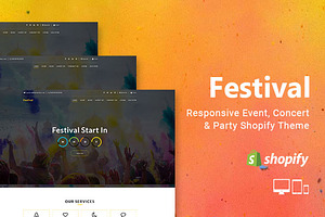 Festival - Section Shopify Theme, a Shopify Template by ThemeTidy Shopify Agency