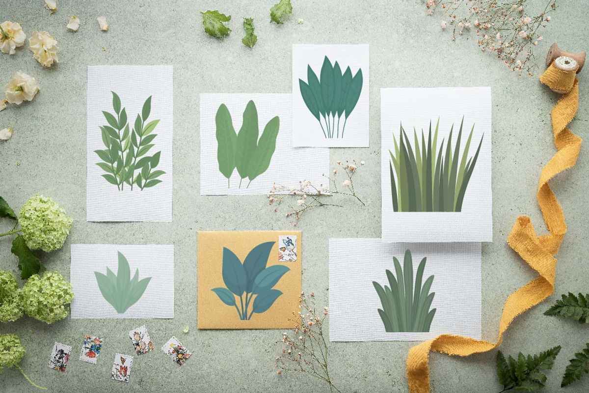 25 Leaves Foliage Leaf Nature Plant, a Decorative Illustration by jongcreative (Photo 2 of 7)