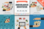 Insurance Services Concepts, an Education Illustration by TAlex (Thumbnail 1 of 7)