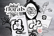 Inked Floral Hand Drawn Illustration, a Decorative Illustration by Hell Yeah Designs (Thumbnail 2 of 15)