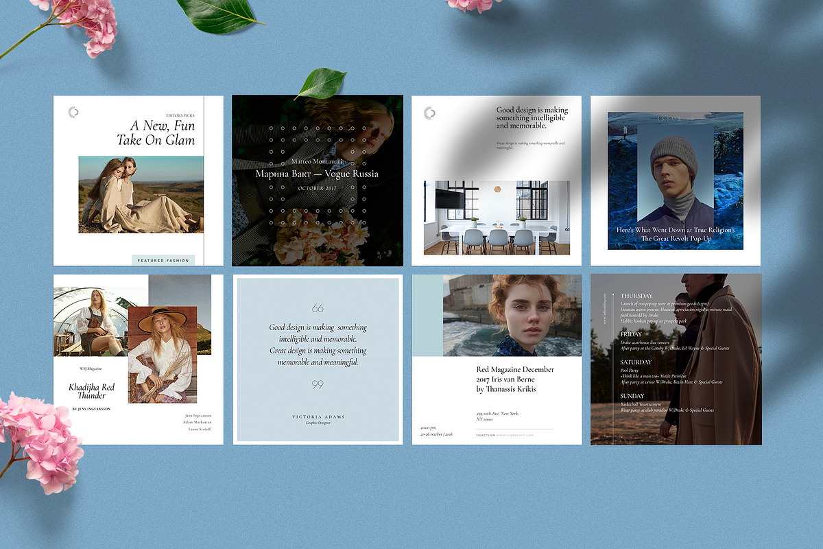 Violin Social Media Kit, a Social Media Template by Amirzhanuly (Photo 5 of 16)