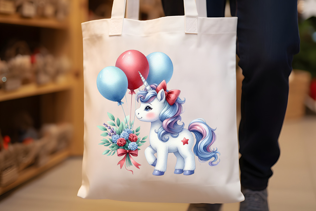 4th of July Unicorn Clipart, an Illustration by Rose Art (Photo 6 of 7)