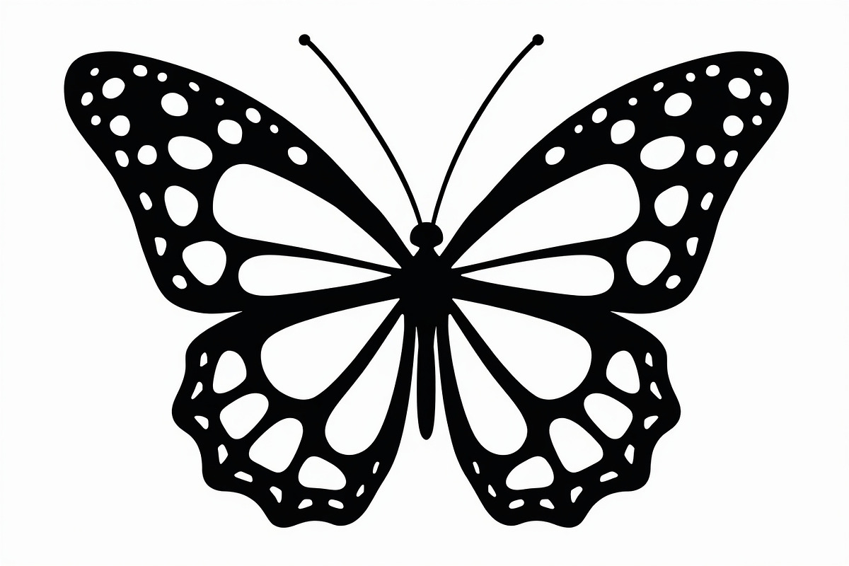 Delicate Butterfly Laser Cut Design, an Illustration by hafijul (Photo 4 of 13)