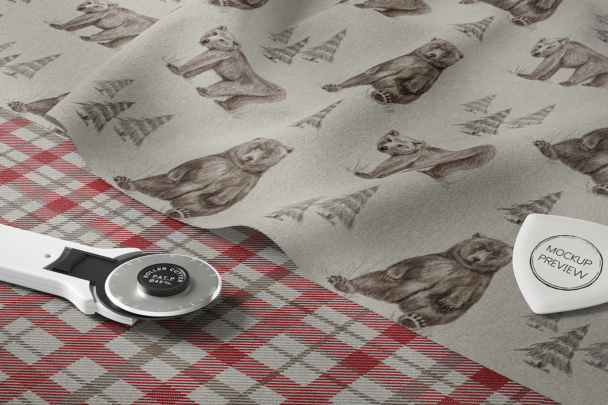 Graphite Bears Seamless Pattern, a Pattern Graphic by Tatra Cottage Designs (Photo 4 of 5)