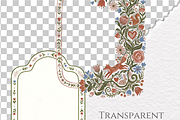 Folk Art Frames borders Scandinavian, an Object Illustration by Invite to Clipart (Thumbnail 8 of 9)