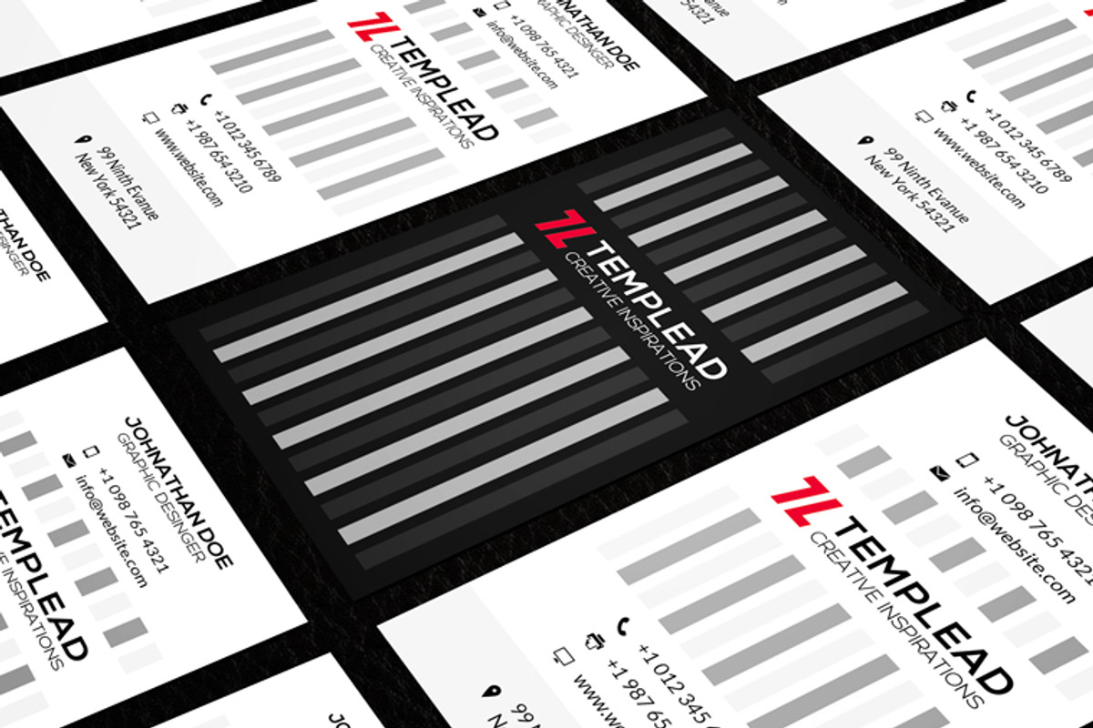 Creative Business Card CM069, a Business Card Template by annozio (Photo 4 of 4)