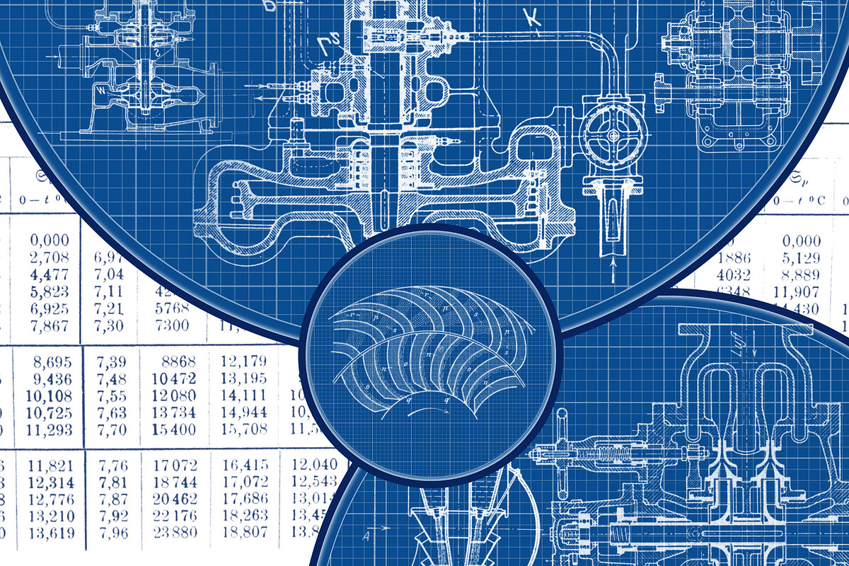 100 Blueprint Technology Brushes preview 6