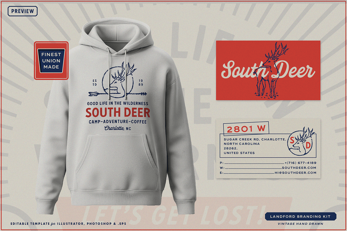 Landford Branding Kit, a Branding & Logo Template by Refolve Design (Photo 9 of 25)