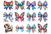 Autism Awareness Bow Clipart, an Illustration by DreamArtGraphic (Thumbnail 2 of 4)