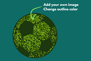 Ball Canva Frames Template Baseball, an Object Graphic by GraphiCarola (Thumbnail 4 of 6)