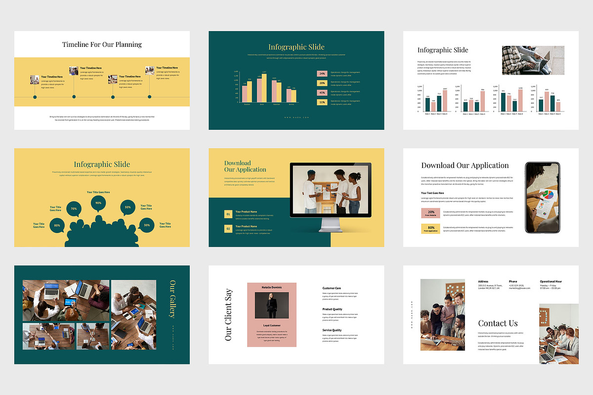 Naon : Interactive Agency Powerpoint, a Presentation Template by Punkl Camp (Photo 4 of 9)
