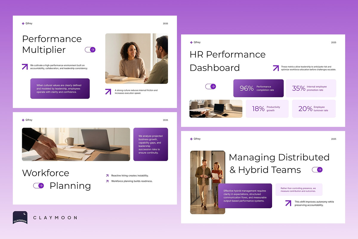 HR Management Presentation Deck, a Presentation Template by Claymoon Lab (Photo 6 of 7)