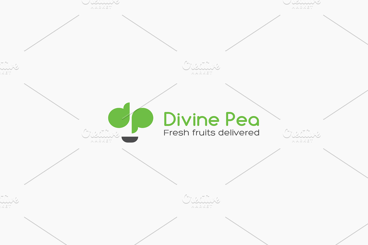 DP logo fruits&veggies icon face, a Branding & Logo Template by MuzaInspires (Photo 1 of 6)