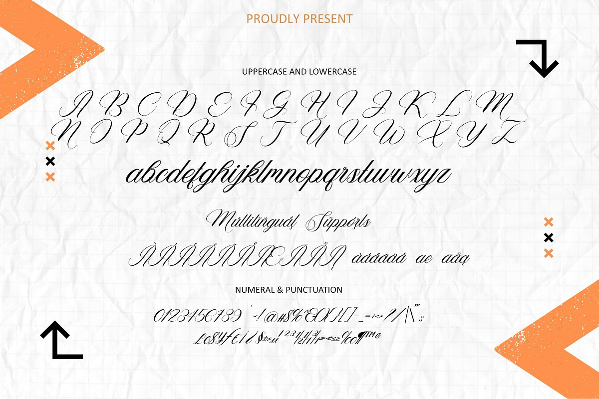 Vagentha Calligraphy | Script, a Script Font by Jackgridden (Photo 7 of 9)