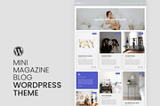 Mini Magazine Blog WordPress Theme, a WordPress Template by Pixflow (Thumbnail 2 of 11)