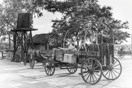 Wagon stock photo containing wagon and wildwest
