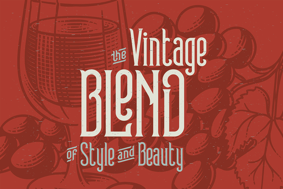 Winery typeface + bonus preview 2