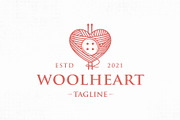 Wool Love Vintage Logo Template, a Branding & Logo Template by vectorwithin (Thumbnail 1 of 3)
