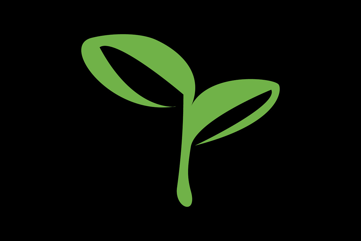 Leaf icon design template, a Solid Icon by Sumberpangan (Photo 3 of 3)