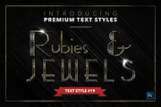 Rubies & Jewels #3 - 20 Text Styles, a Layer Style Add-On by Jonas Stensgaard (Thumbnail 20 of 23)