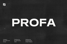 Profa; 48 Sans Serif Fonts