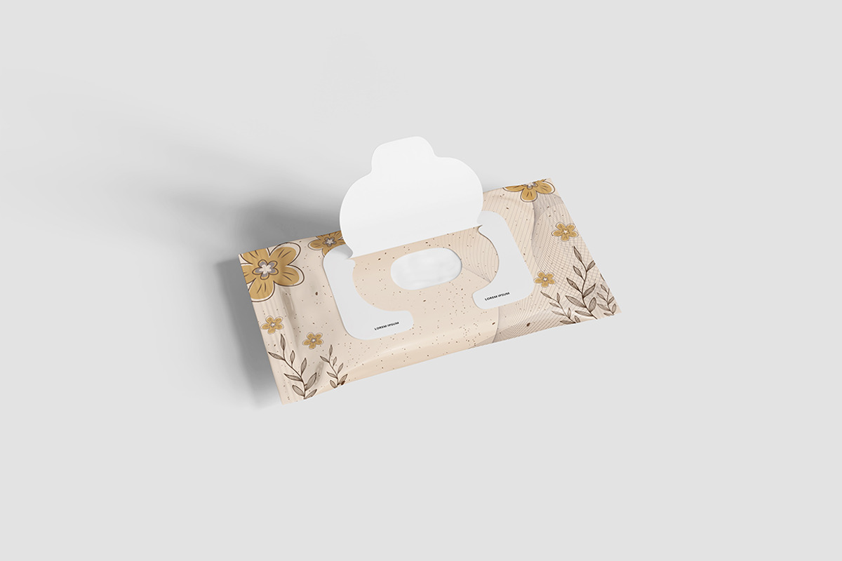 Wet Wipes Mockup, a Product Mockup by bimockup (Photo 3 of 6)