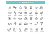 Antioxidant Food Icons, a Food Illustration by Tettygreen (Thumbnail 1 of 3)