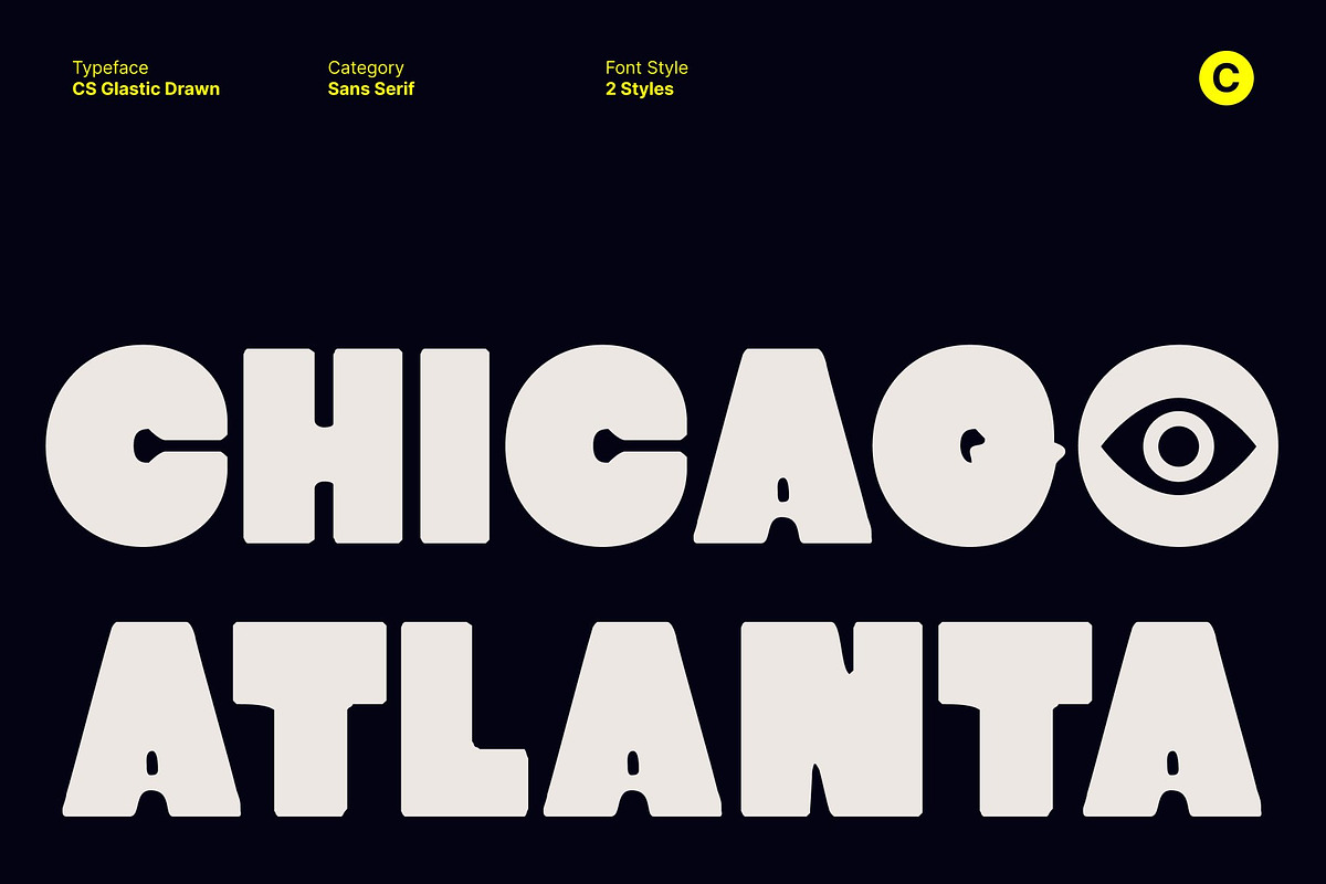 CS Glastic Drawn, a Sans Serif Font by Craft Supply Co. (Photo 6 of 8)