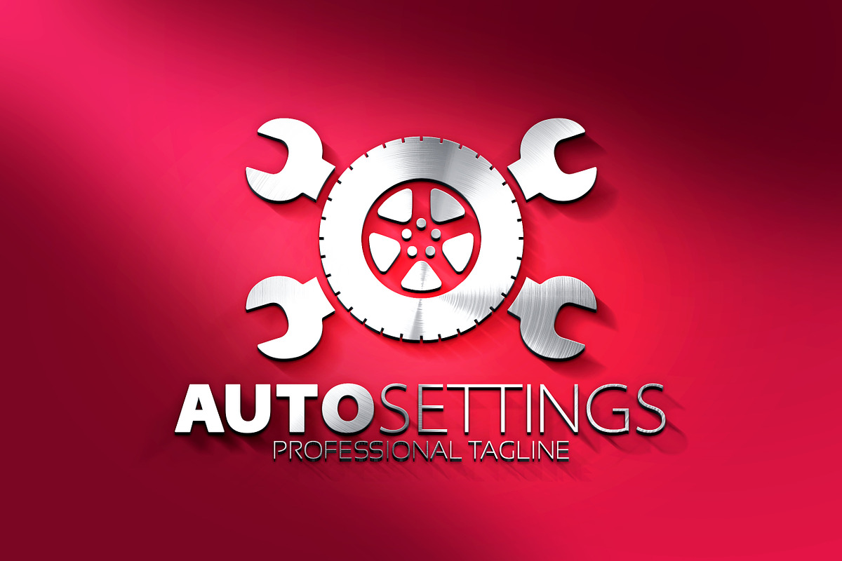 Auto Settings Logo, a Branding & Logo Template by essegraphic