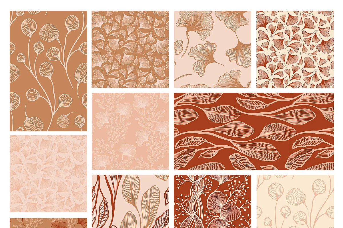 Waves - Abstract Seamless Patterns, a Pattern Graphic by ilonitta (Photo 3 of 8)