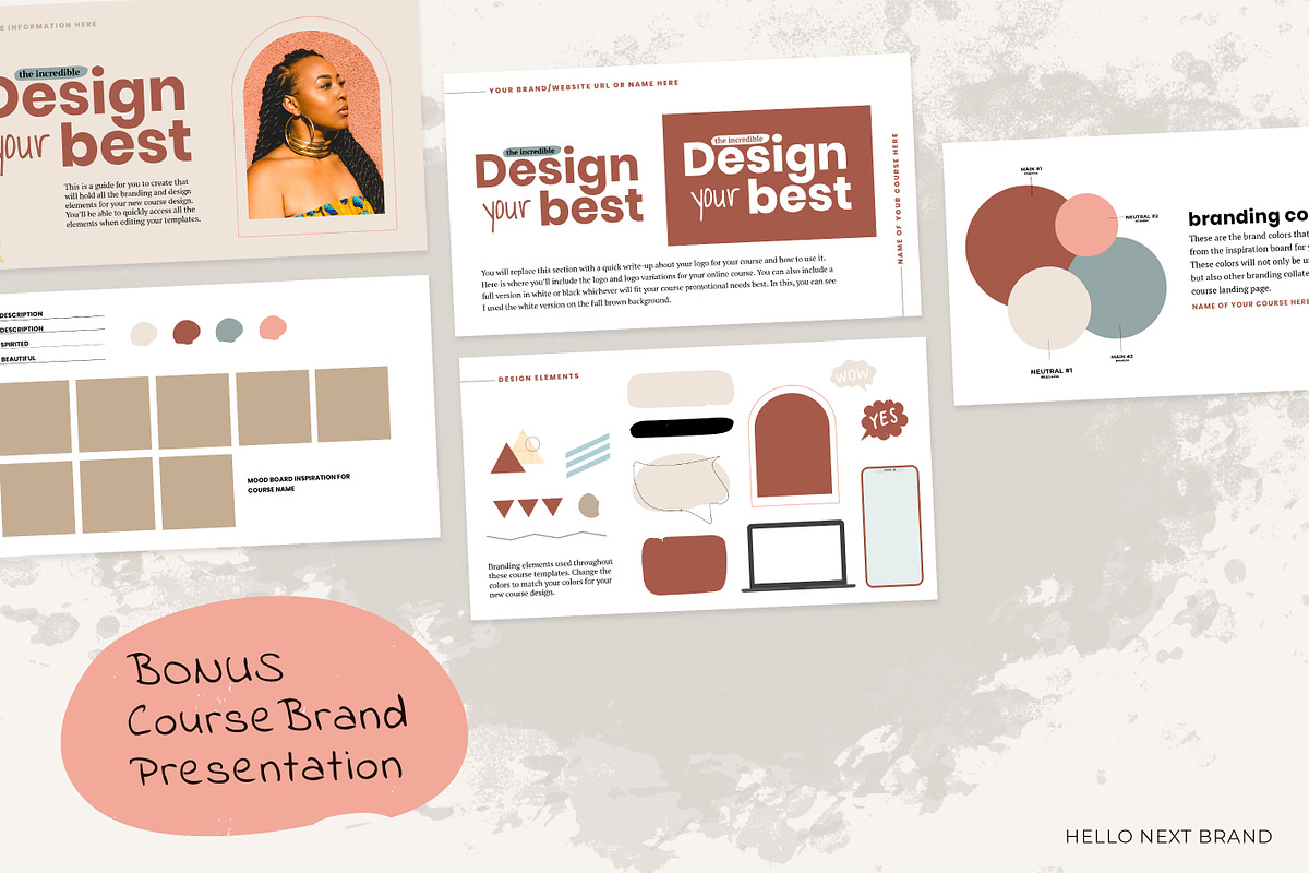 Design Your Profitable Course, a Presentation Template by hello next brand (Photo 8 of 8)